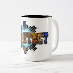 Integration von DTW-Architekturen Zweifarbige Tasse