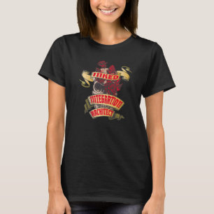Integrationsarchitektur Inkted Skull & Rote Rosen T-Shirt