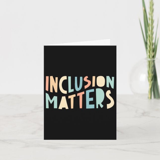 Integrationsprobleme Besondere Bildung Autismus Aw Karte (Vorderseite)