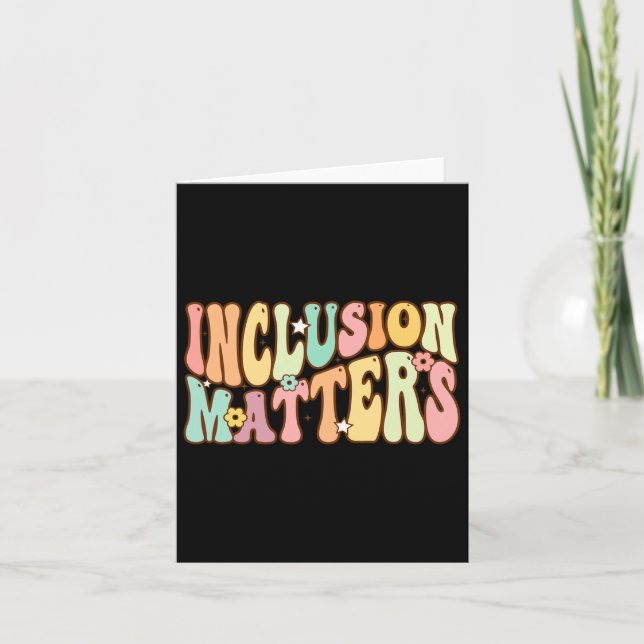 Integrationsprobleme Besondere Bildung Autismus Aw Karte (Vorderseite)