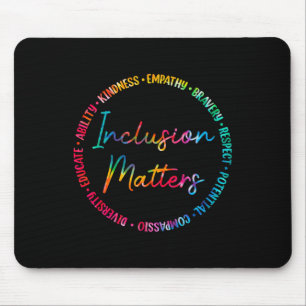 Integrationsprobleme Gefärbte Krawatte Autismus Se Mousepad