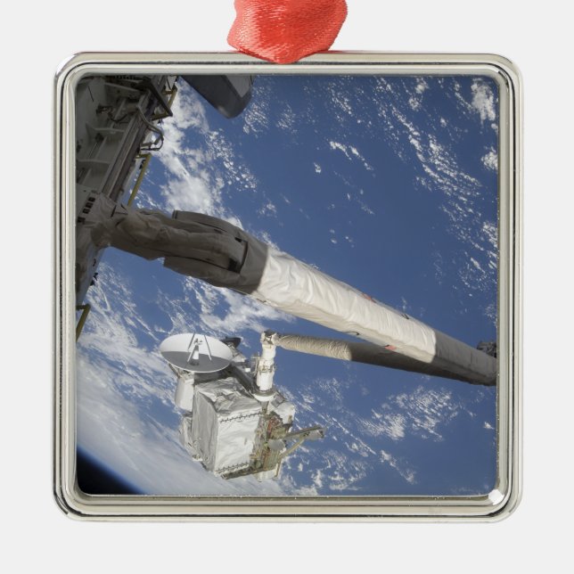 Integrierter Frachtführer Silbernes Ornament (Vorne)