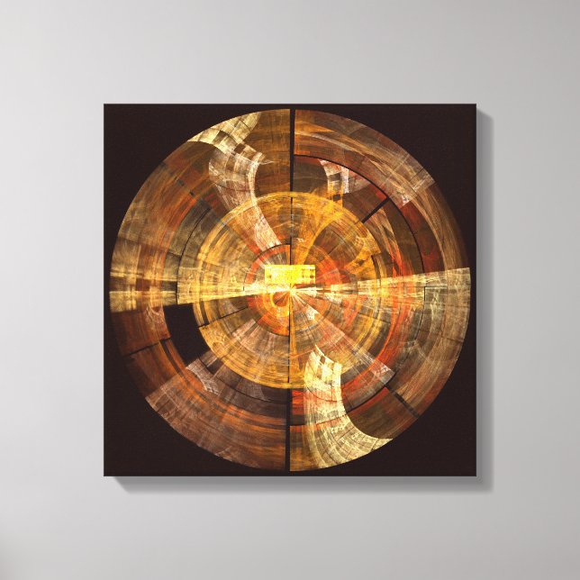 Integrität Abstrakt Art Quad Canvas Print Leinwanddruck (Vorderseite)
