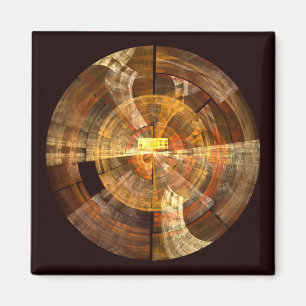 Integrität Abstrakt Art Square Magnet