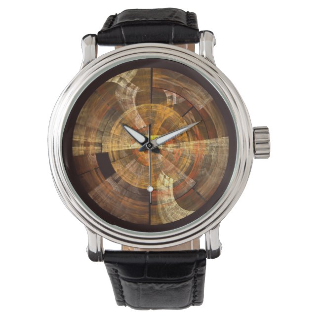 Integrität Abstrakte Kunst Armbanduhr (Vorderseite)