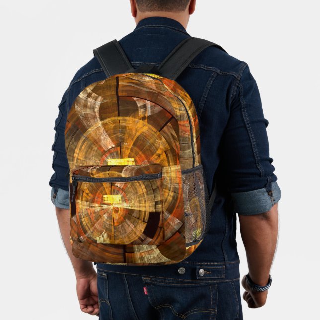 Integrität Abstrakte Kunst Bedruckter Rucksack (Insitu (Modell))