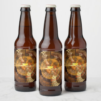 Integrität Abstrakte Kunst Bierflaschenetikett
