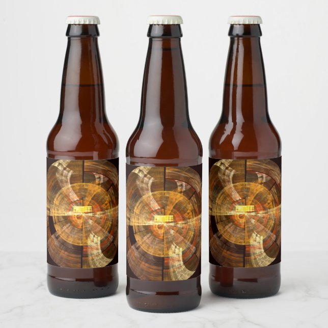 Integrität Abstrakte Kunst Bierflaschenetikett (Flaschen)