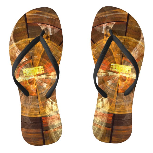 Integrität Abstrakte Kunst Flip Flops (Fußbett)