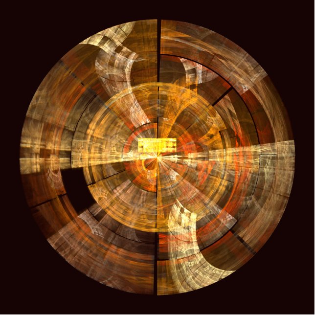 Integrität Abstrakte Kunst Freistehende Fotoskulptur (Vorne)