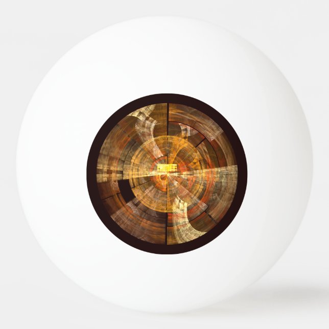 Integrität Abstrakte Kunst Tischtennisball (Vorderseite)