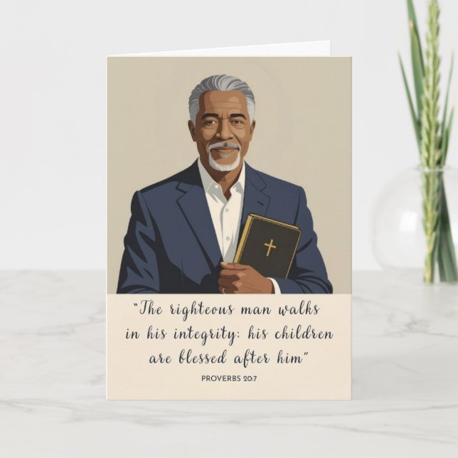 Integrität des Vatertagskarten Feiertagskarte (Vorderseite)
