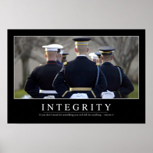 Integrität: Inspirationsangebot Poster