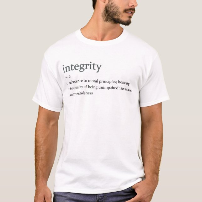 Integrität T-Shirt (Vorderseite)