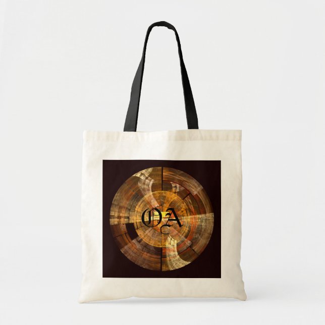 Integrity Abstrakt Art Monogram Bag Tragetasche (Vorne)