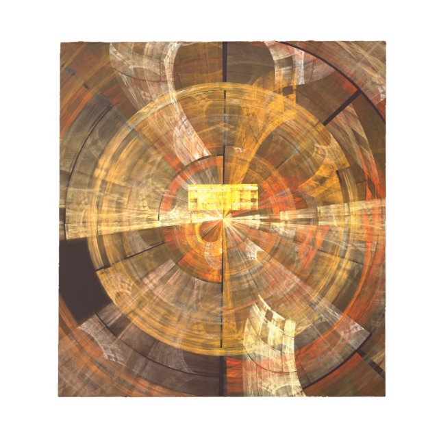 Integrity Abstrakt Art Notepad Notizblock (Vorderseite)