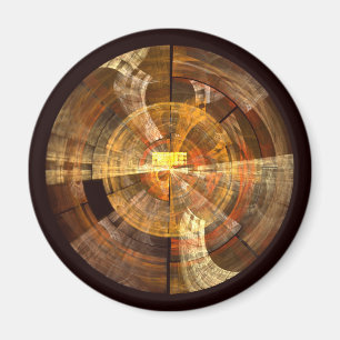 Integrity Abstrakt Art Round Magnet