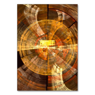 Integrity Abstrakt Art Table Card Tischnummer