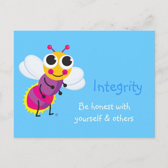 Integrity Niedlich Firefly Postkarte (Vorderseite)