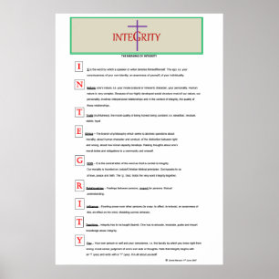 INTEGRITY POSTER
