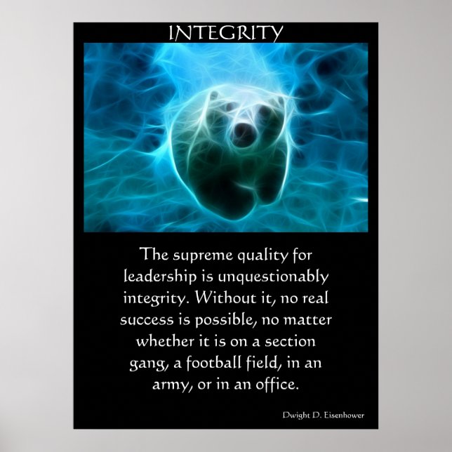 INTEGRITY Posters Poster (Vorne)
