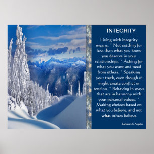INTEGRITY Posters Poster
