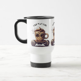 INTELECTUELLER KAFFEE IN EINEM SKATER REISEBECHER