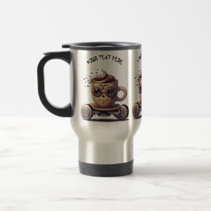 INTELECTUELLER KAFFEE IN EINEM SKATER REISEBECHER