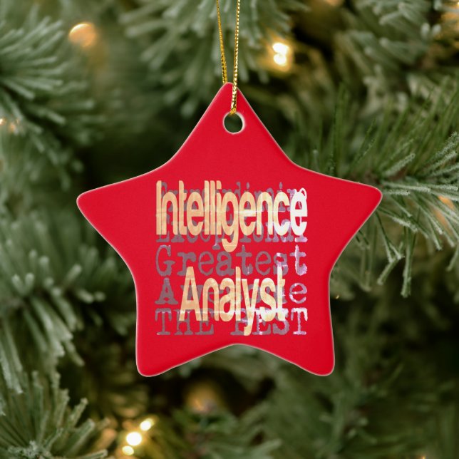 Intelligence Analyst Extraordinaire Keramik Ornament (Baum)
