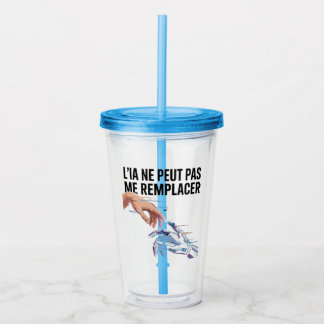 Intelligence artificielle et humains acryltrinkbecher