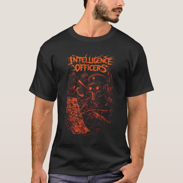 Intelligence Officers – Strategic Data Control T-Shirt (Vorderseite)