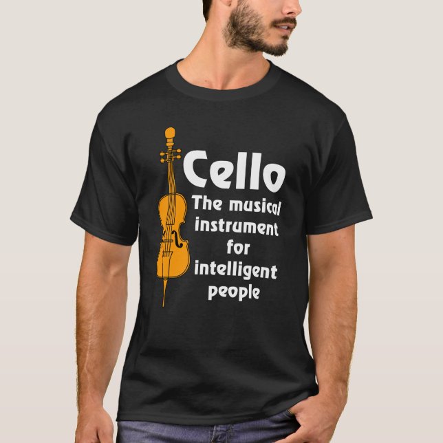 Intelligent Cello T-Shirt (Vorderseite)