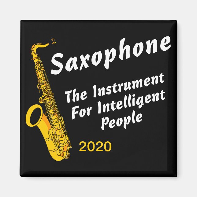 Intelligent Saxophon Magnet (Vorne)