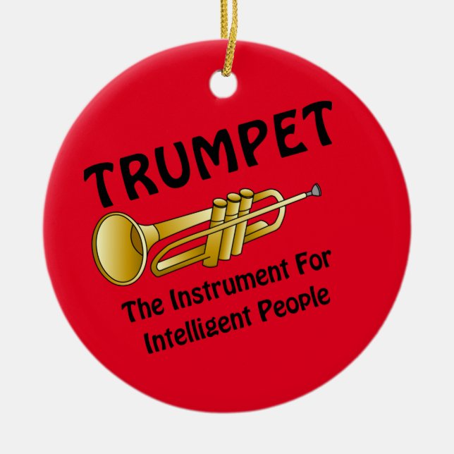 Intelligent Trumpet Keramik Ornament (Vorne)