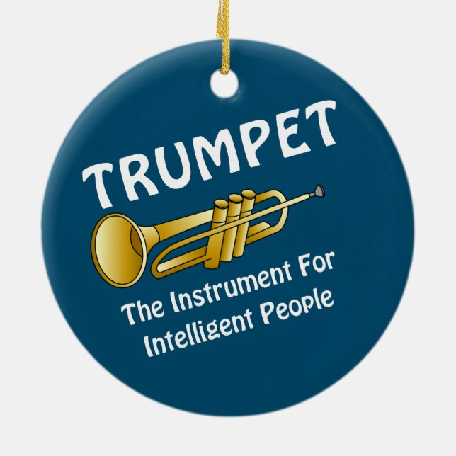 Intelligent Trumpet Keramik Ornament (Hinten)