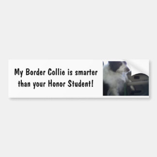 Intelligente Border-Collie Autoaufkleber