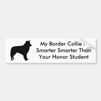 Intelligente Border-Collie Autoaufkleber
