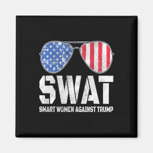 Intelligente Frauen gegen Trump Funny Anti-Trump 2 Magnet