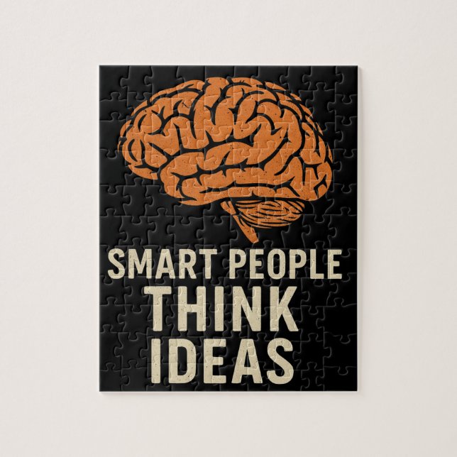 Intelligente Geisteshaltung: Intelligenz in Aktion Puzzle (Vertikal)