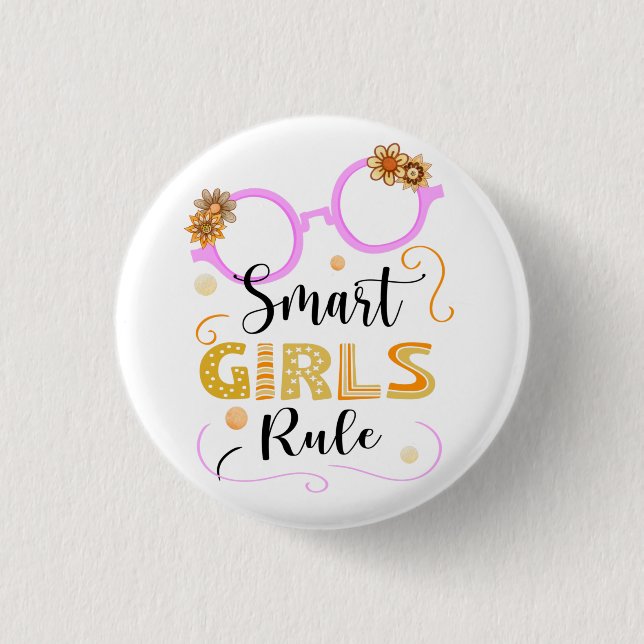 Intelligente Girls-Regel Button (Vorderseite)