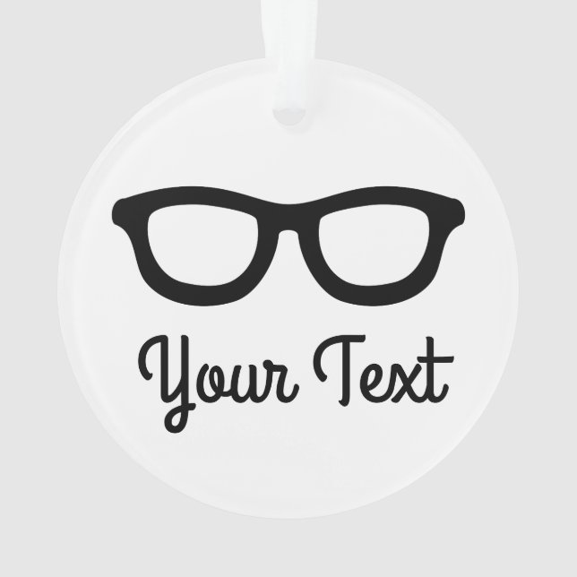 Intelligente Gläser Ornament (Rückseite)