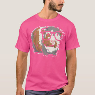Intelligente Guinea Schweinefleisch mit Brille - N T-Shirt