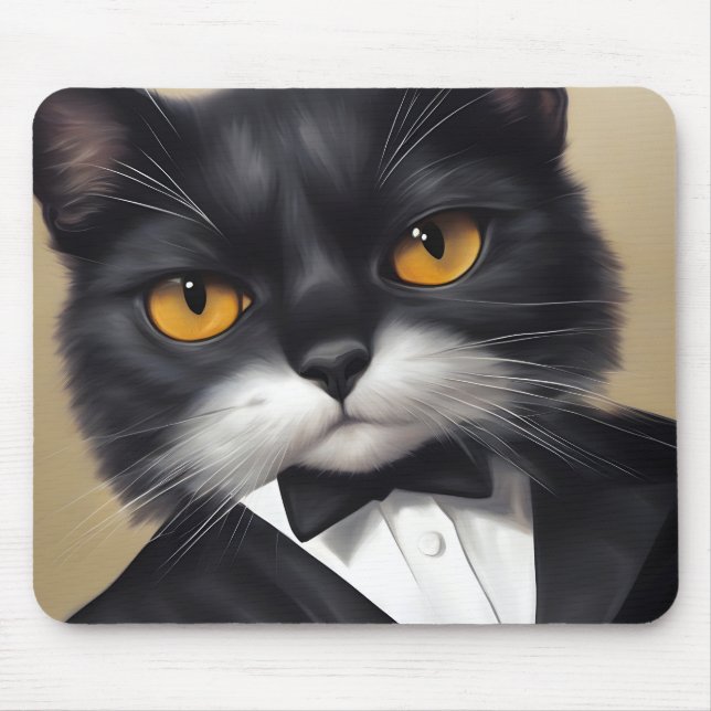 Intelligente Katze Mousepad (Vorne)