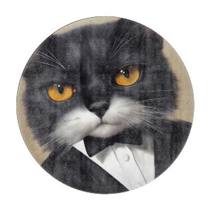 Intelligente Katze Schneidebrett