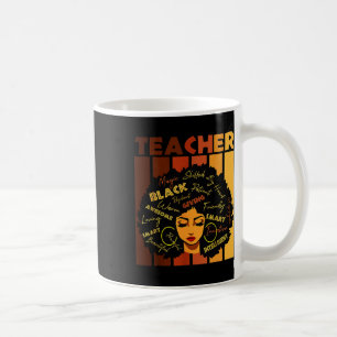Intelligente Lehrerin Afro Liebe Afro American Wom Kaffeetasse