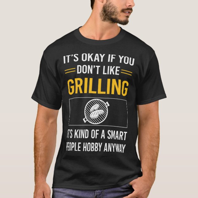 Intelligente Leute Grillen T-Shirt (Vorderseite)