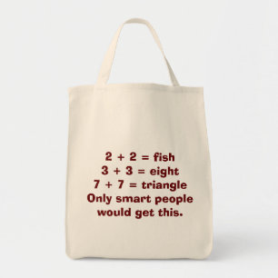Intelligente Leute-Mathe-Taschen-Tasche Tragetasche