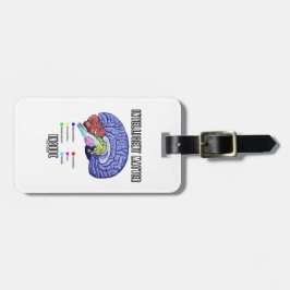 Intelligente Materie im Inneren (anatomischer Gehi Gepäckanhänger