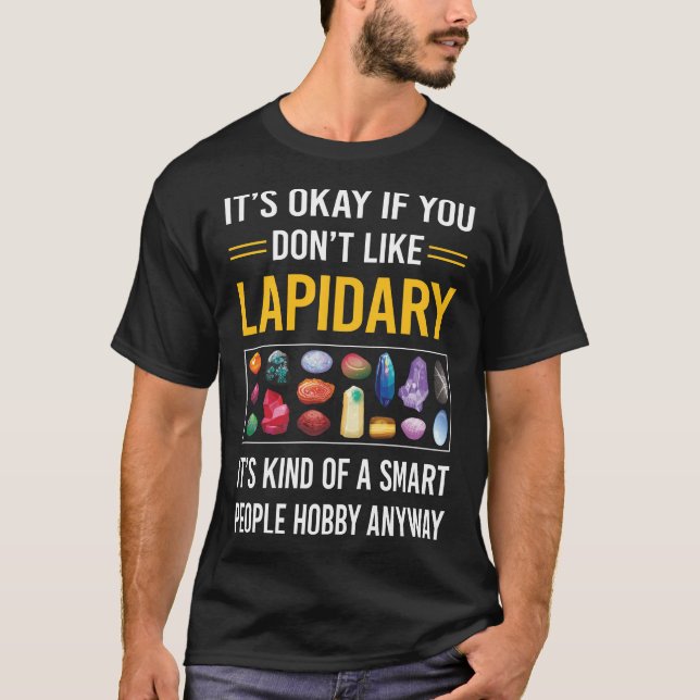 Intelligente Menschen Lapidarist T-Shirt (Vorderseite)