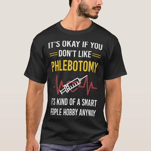 Intelligente Menschen Phlebotomie Phlebotomist T-Shirt (Vorderseite)